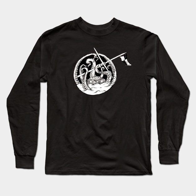 Kraken Long Sleeve T-Shirt by srw110